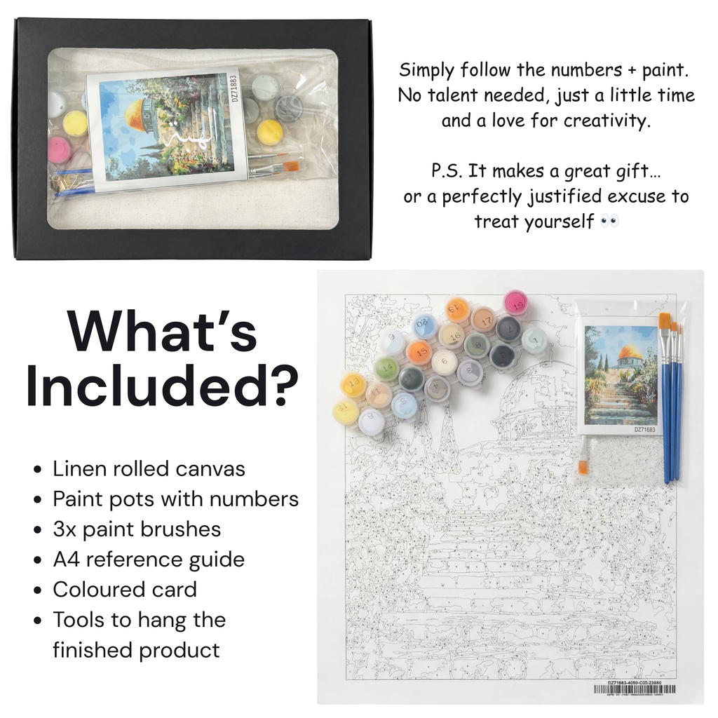 Dome of the Rock - Paint By Numbers Set